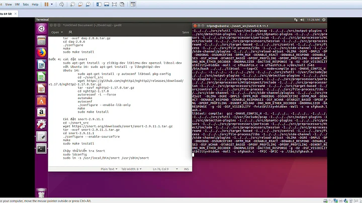 Cài đặt Snort-2.9.11.1 trên Ubuntu 16.04LTS