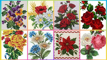 #1 Most Beautiful and Unique New Cross Stitch Patterns For Everything #CrossStitchDesign#Trend