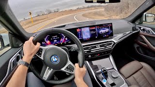 2023 BMW i4 eDrive40 - POV Driving Impressions