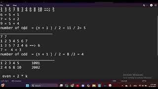 Even odds - Explained in Arabic - Codeforces