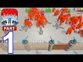 Build defense  gameplay walkthrough part 1 stick war army commander tower defense android ios