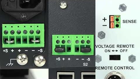 How to Use the Remote Sense Feature on a Power Supply