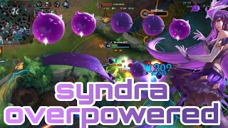 Syndra is OVERPOWERED in Wild Rift Ranked (Build + Runes)
