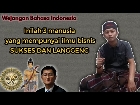 ILMU DAGANG BIAR LARIS DAN LANGGENG (WEJANGAN BAHASA INDONESIA)