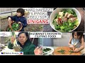 Cooking husband's favorite Filipino food sinigang | Nagharvest ng gulay para mag luto ng Sinigang