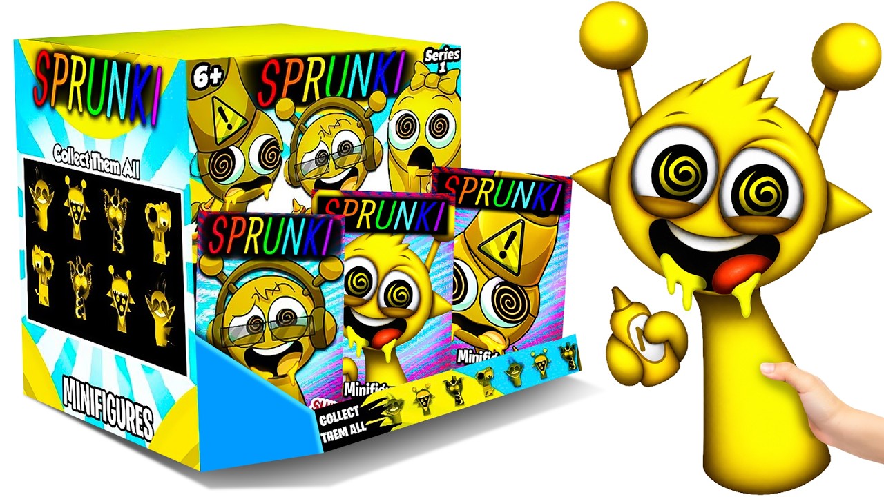 The BIGGEST Sprunki MUSTARD MYSTERY BOX! NEW PHASE 2 MUSTARD Pinki, OREN SPRUNKI Minifigures