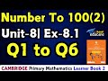Cambridge Primary Math | Stage 2 | Unit 8: Number to 100(2) | Exercise 8.1 Solutions| Saad Educare