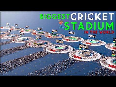 Cricket Stadium Size Comparison | 2022 - Biggest!