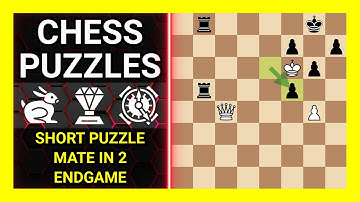 Chess Puzzles to Practice. Themes: Short puzzle, Mate in 2, Endgame. Learn Chess