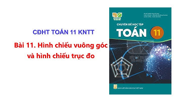 Bài 11 Chuyên đề 3 Toán 11 KNTT: Hình chiếu vuông góc và hình chiếu trục đo