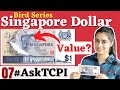 1 dollar value singapore bird note  asktcpi07  the currencypedia international