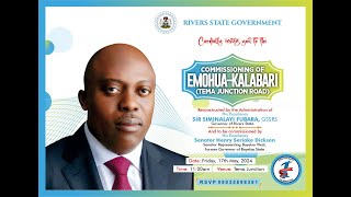 [LIVE] RIVERS: COMMISSIONING OF EMOHUA-KALABARI (TEMA JUNCTION ROAD)