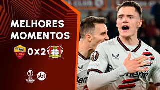 Roma 0 x 2 Bayer Leverkusen - Melhores momentos | Europa League 2023/24