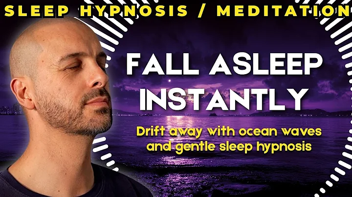 Sleep Hypnosis To Fall Asleep Fast (Strong) | Ocean Waves | Black Screen