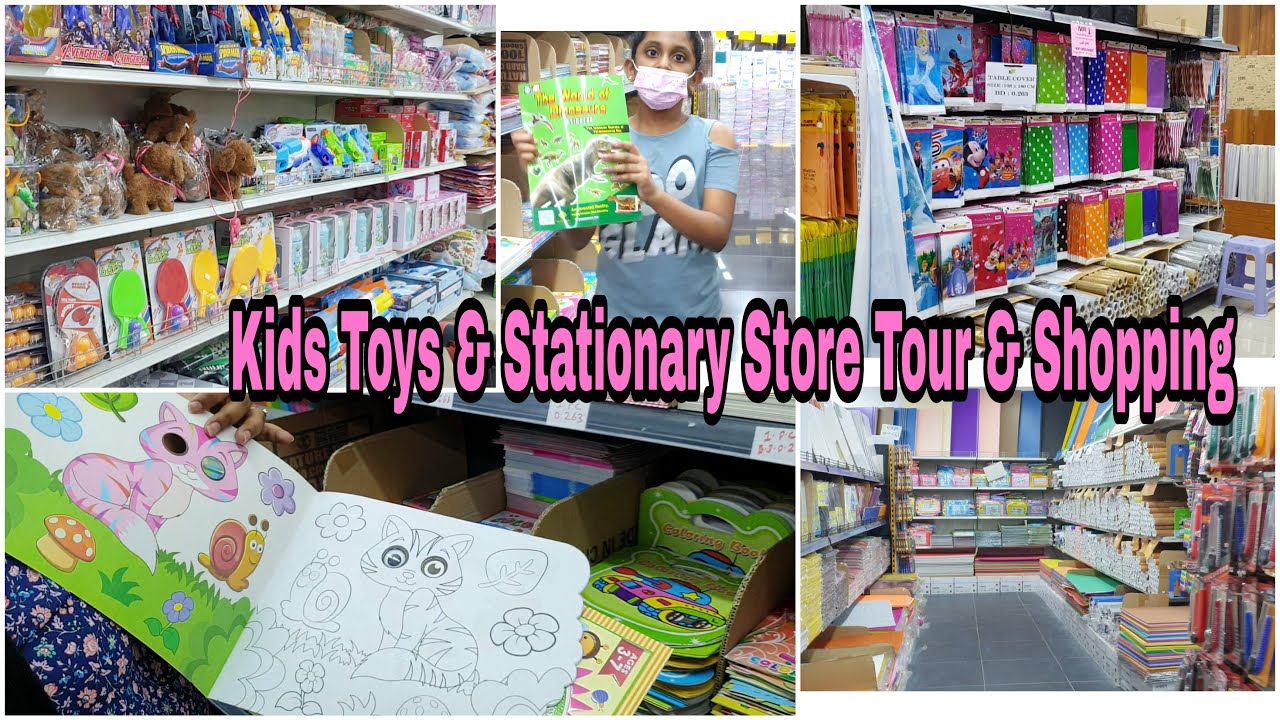 Kids Toys & Stationery Store Tour 🥰 /Zavien Birthday Shopping Begins
