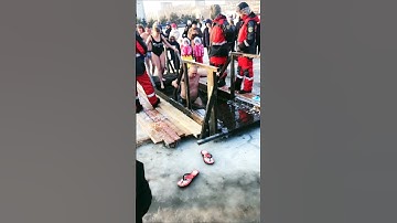 part278#Zero Degree Ice👙Bath Challenge😱Jump In Freezing#Water🌊#WinterDip#swimming#travel#icewaterbat