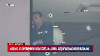 Çukurova Beledi̇ye Başkaninin Kizinin Güzelli̇k Salonuna Kurşun Yağdiran 3 Şüpheli̇ Tutuklandi