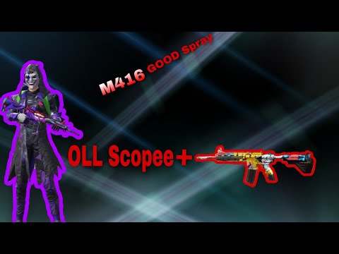 M416-ზე ვიკვყ ყველა სპრეის