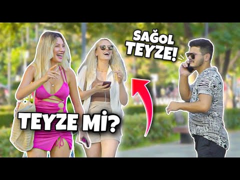 GENÇ KIZLARA ABSÜRT HİTAP ET! - TEŞEKKÜRLER TEYZE! - SOSYAL DENEY @abdullahcelik-tv