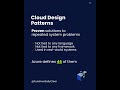 Azure Cloud Design Patterns Simplified #programming #systemdesign