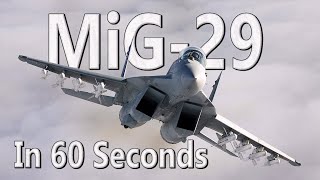 Everything You Need to Know About the MiG-29 Fulcrum in 60 Seconds | #shorts