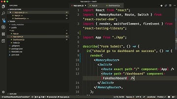 Test Successful Async Form Submissions with React Router