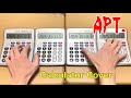 【電卓演奏】APT. - ROSÉ&Bruno Mars "Calculator Cover"
