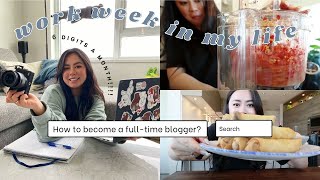 WEEK IN MY LIFE - FT BLOGGER | Filming Day, BTS, Recipe Testing!