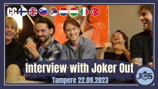 [CC] Joker Out interview with JokerOutSubs in Tampere, September 2023