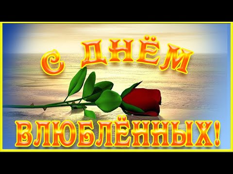 День Святого Валентина. Поздравления с днем всех влюбленных. Видео открытка. Только я, только ты