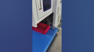 This Drawer Box Ribbon Pasting Machine Does the Work of 10 People! Auto punching + Ribbon threading.