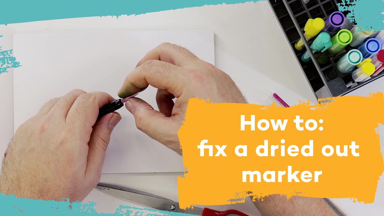 How to save a dried out felt-tip pen in 3 steps