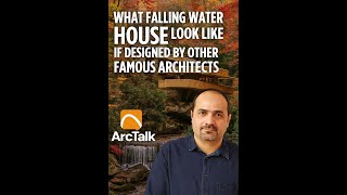 Fallingwater Reimagined In The Style Of Le Corbusier, Mies Van Der Rohe, Zaha Hadid & Frank Gehry