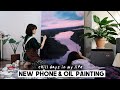 Chill Days In My Life: Unbox New iPhone 12, Cave Cafe In Korea & Oil Painting | Q2HAN