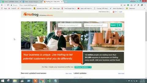 How to add your business on Hotfrog.com