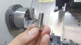 How to: Stainless Steel Hexagon Bolt produced by CNC Polygon Milling and Turning Combined Machine