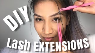 DIY | Lash Extensions | Single Lash | Beauty On a Budget