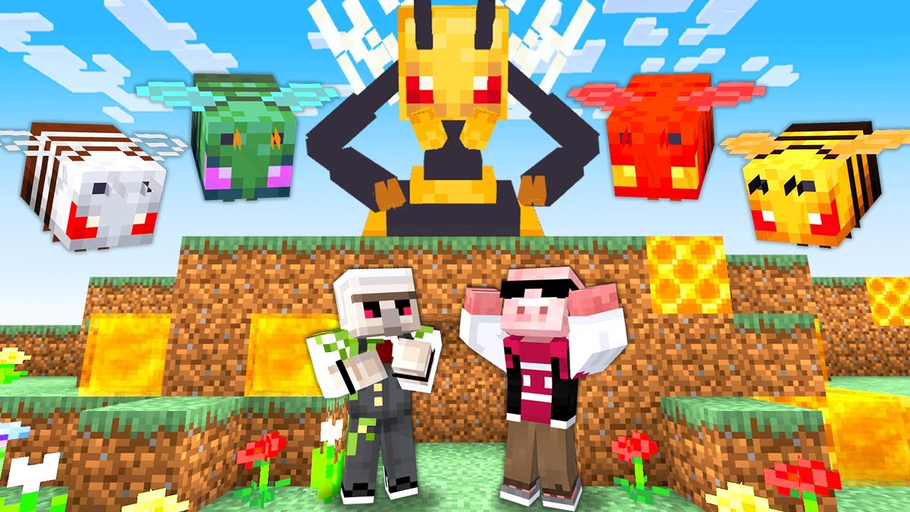 【マイクラ鬼畜】ハチが襲ってくる世界でエンドラ討伐！