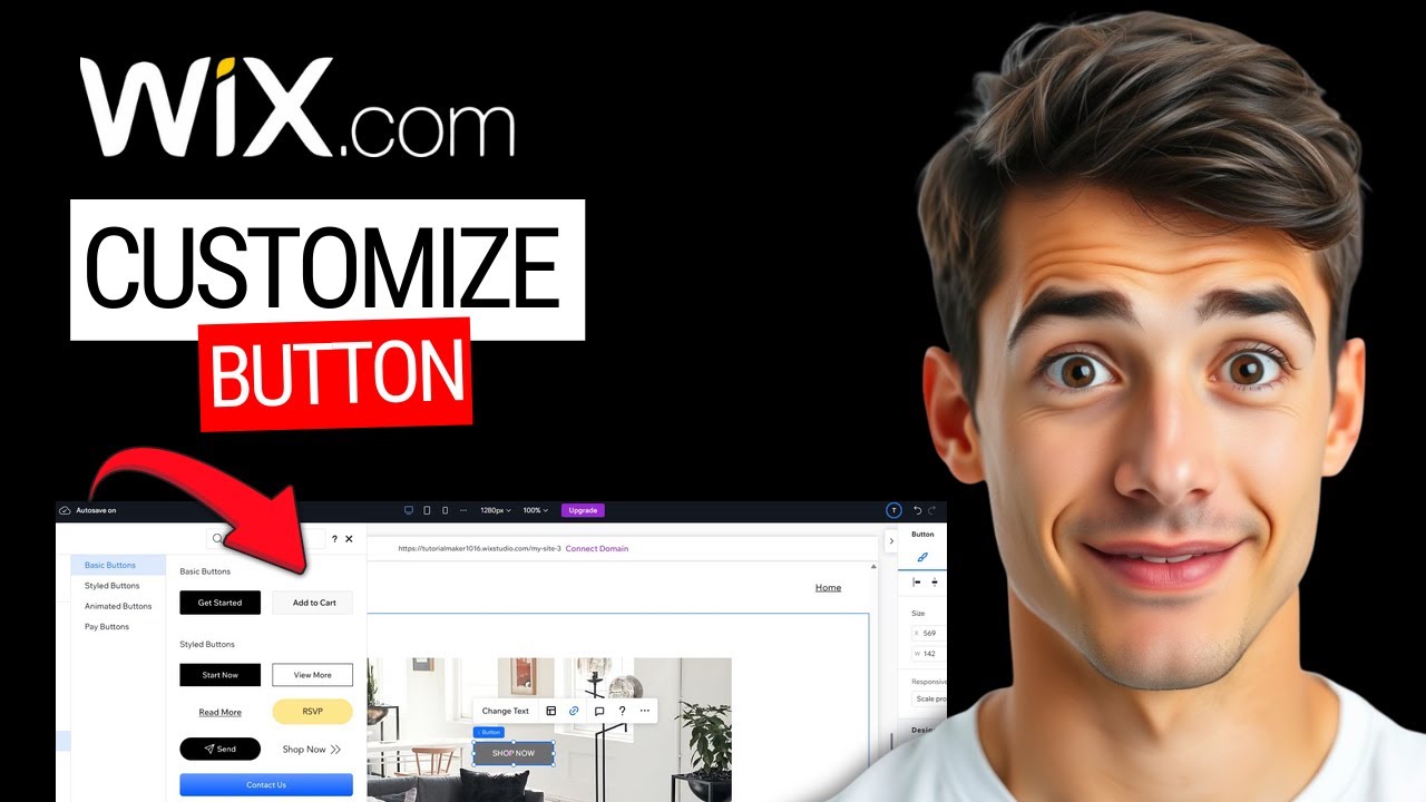 How To Add, Link And Customize A Button In Wix (Easiest Way) (2026 ...