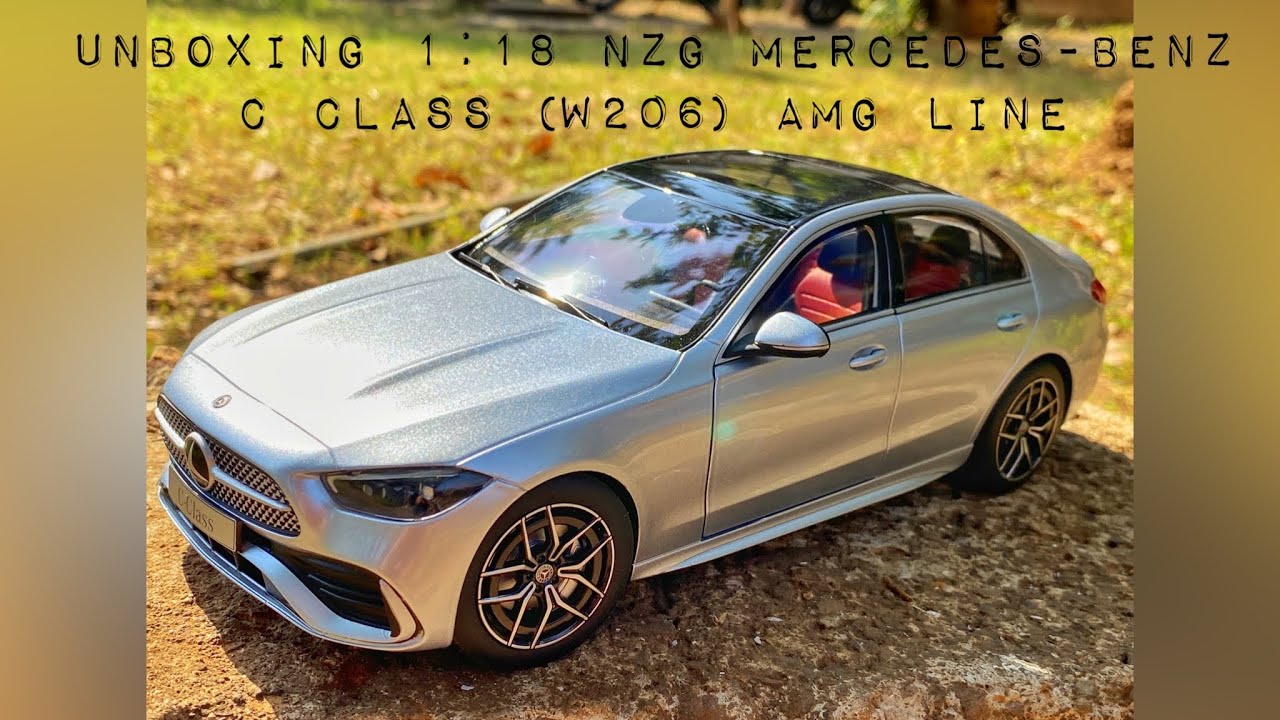 ASMR UNBOXING 1:18 NZG MERCEDES BENZ C CLASS (W206) - YouTube