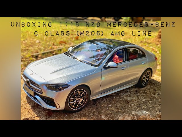 ASMR UNBOXING 1:18 NZG MERCEDES BENZ C CLASS (W206) - YouTube