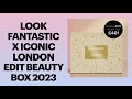 FULL REVEAL LOOKFANTASTIC x ICONIC LONDON EDIT 2023 BEAUTY BOX WORTH £127 LINEUP| UNBOXINGWITHJAYCA