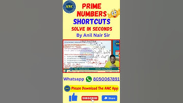Prime numbers |Anil Sir| ‎@AnilNairClasses  #primenumbers #maths #competitiveexams #cat2024 #telugu