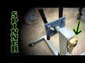 DIY AWESOME Heavy duty engine stand, Geared spinning head