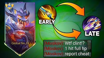 MOONTON THANKS FOR NEW CLINT ONE SHOT BUFFED BUILD! | CLINT NEW BEST BUILD 2025!