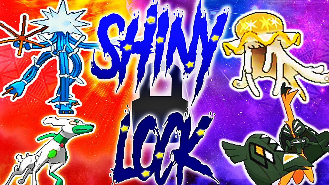 TOUS LES SHINYS LOCK DE POKÉMON SOLEIL ET LUNE ALL SHINYS LOCKS OF