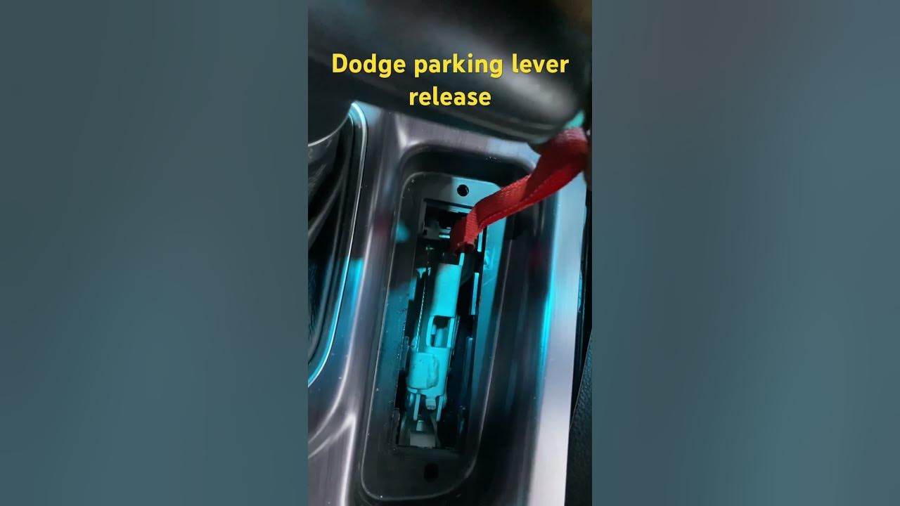 Dodge parking lever release YouTube