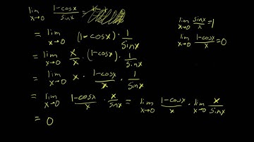 Limits 11 - a couple more basic trig limit examples