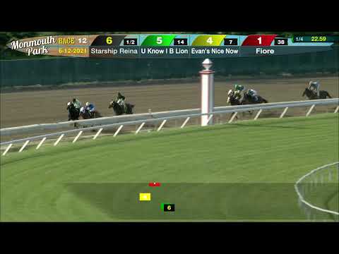 video thumbnail for MONMOUTH PARK 6-12-21 RACE 12