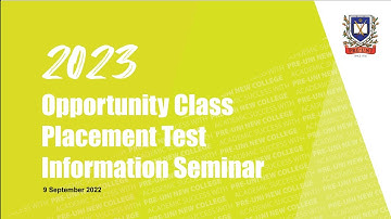 All about the 2023 OC Placement Test